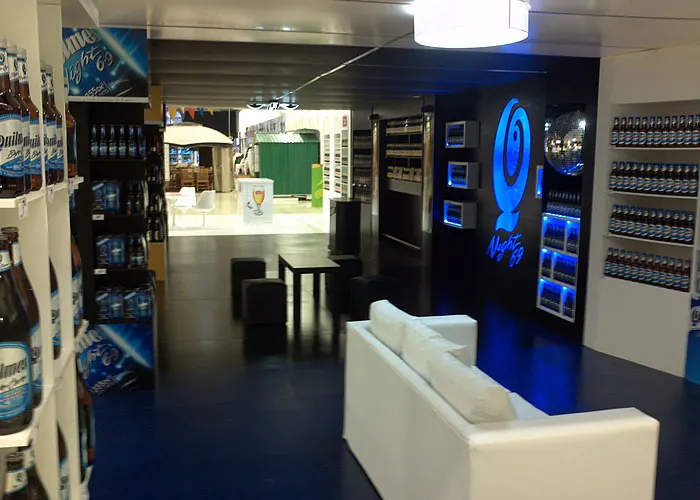 Ambientación de punto de venta para Quilmes
