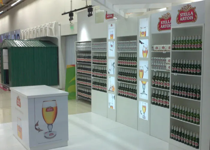 Ambientación de punto de venta para Stella Artois