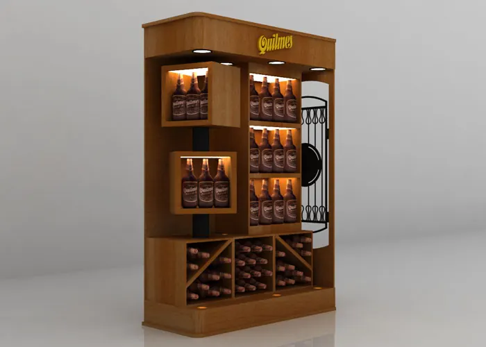 Render 3D de exhibidor — e&t