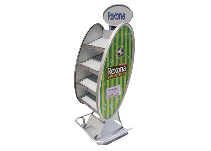 Exhibidor lateral para Rexona