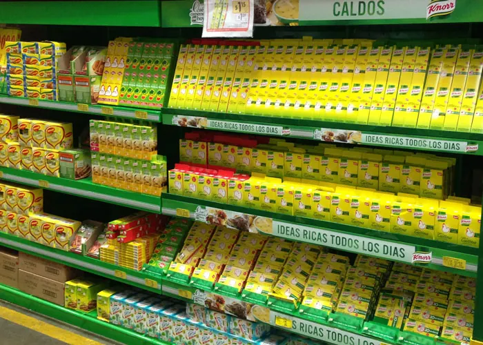 Revestimiento de góndola para Knorr